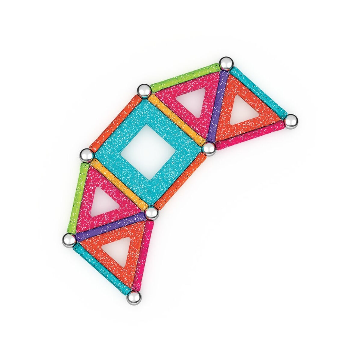 Playset Geomag Glitter (35 Piese)