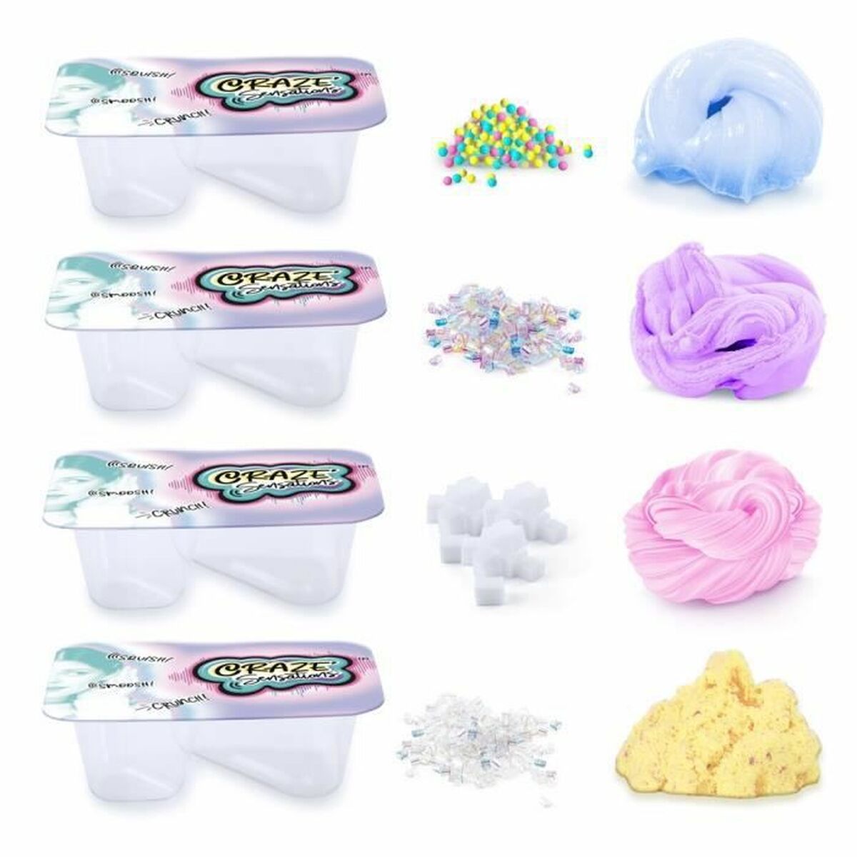 Slime Canal Toys Craze Foam (4 Unități)