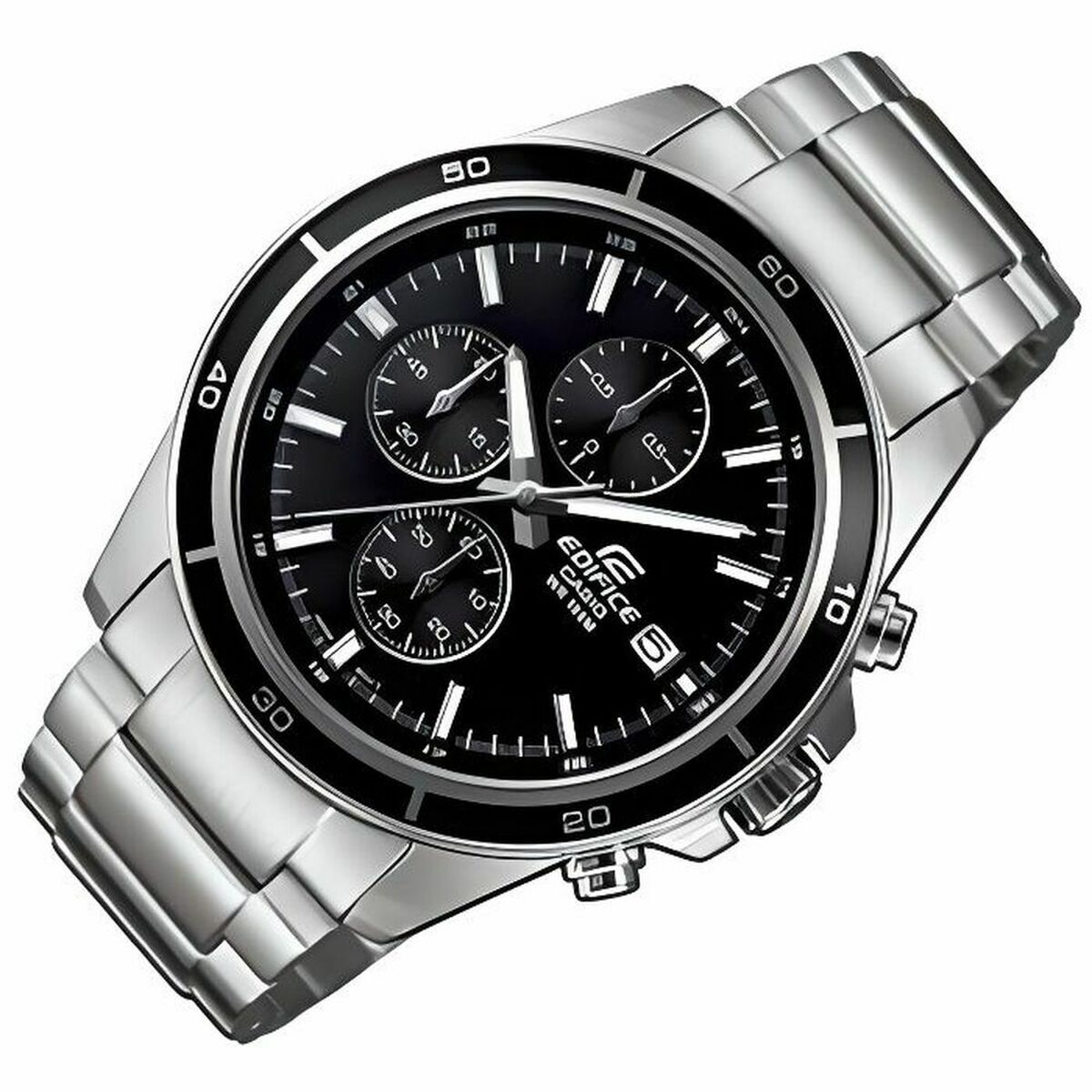 Ceas Bărbați Casio EFR-526D-1AVUEF Negru Argintiu