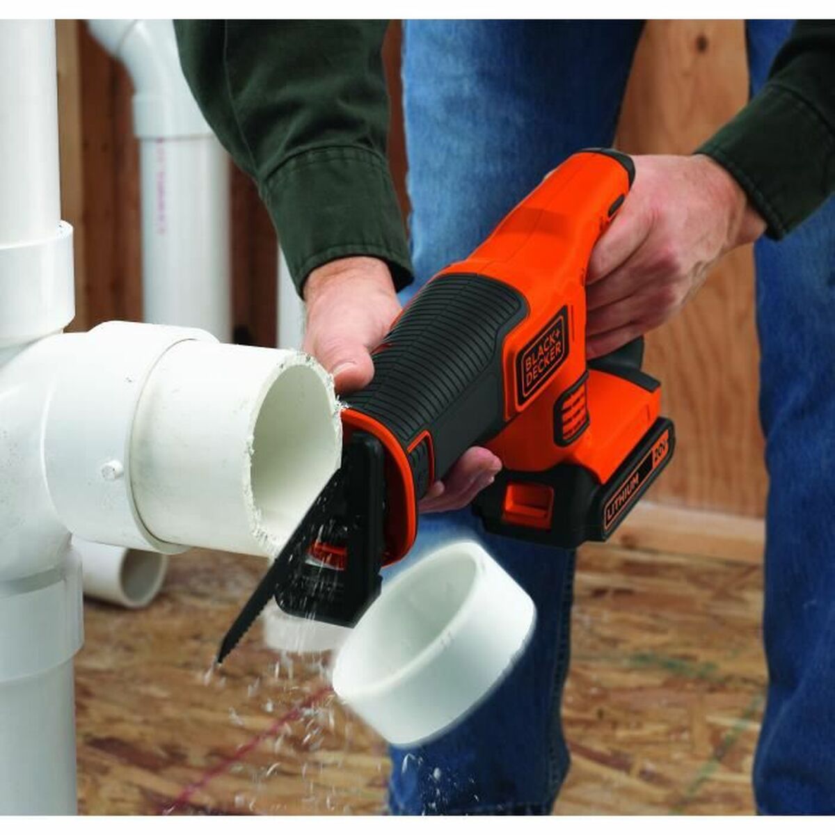 Ferăstrău alternativ Black & Decker BDCR18-QW 18 V 15 cm
