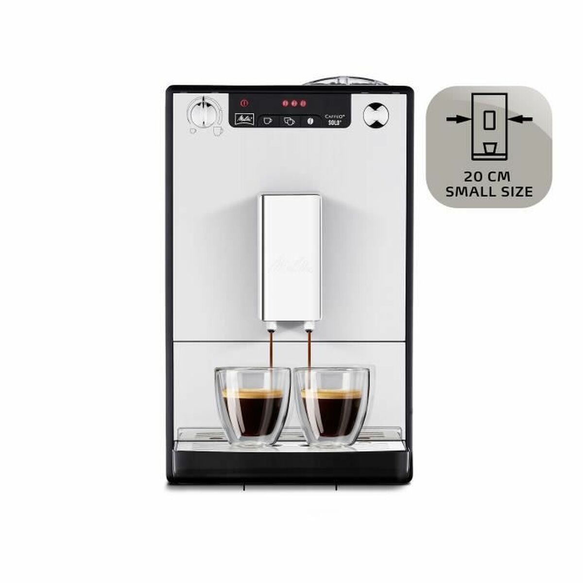 Aparat de cafea superautomat Melitta Solo Silver E950-103 Argintiu 1400 W 1450 W 15 bar 1,2 L 1400 W