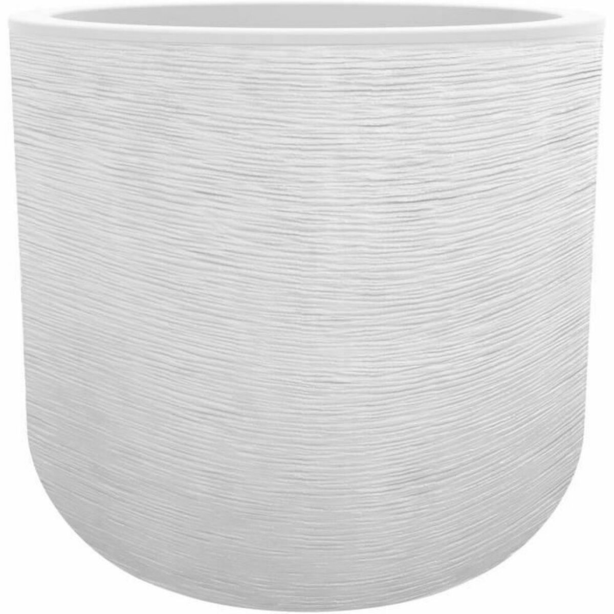 Ghiveci EDA Graphit'Up Rotund Alb Plastic Rotundă Ø 50 cm