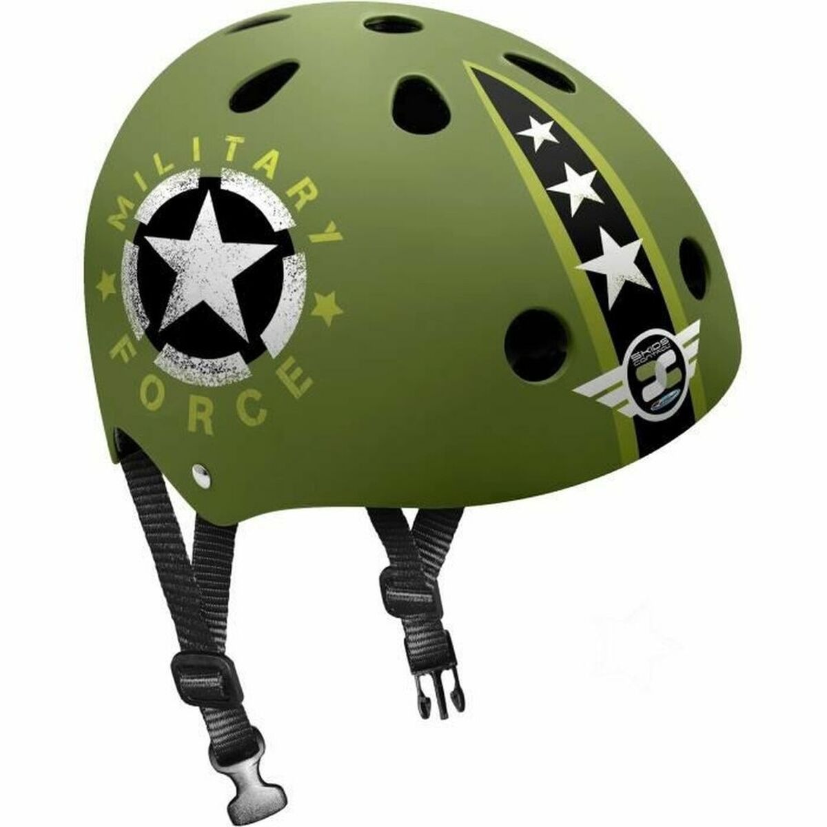 Cască Stamp Military Star Negru