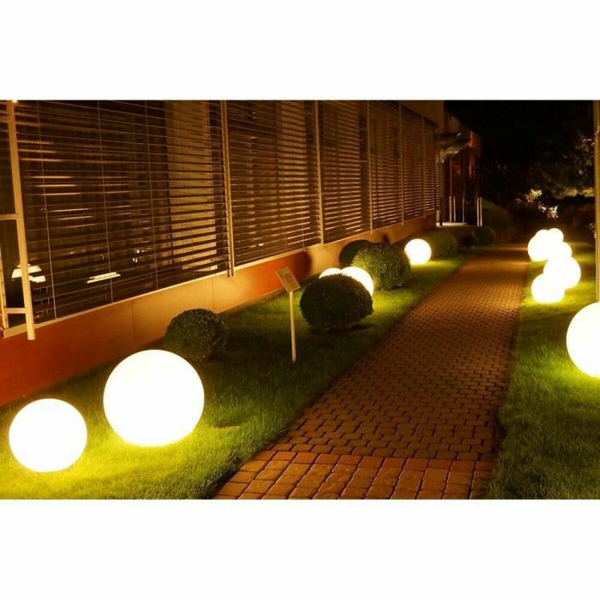 Sferă cu Lumină pentru Exterior Lumisky Bobby Alb 11 W E27 220 V Alb rece
