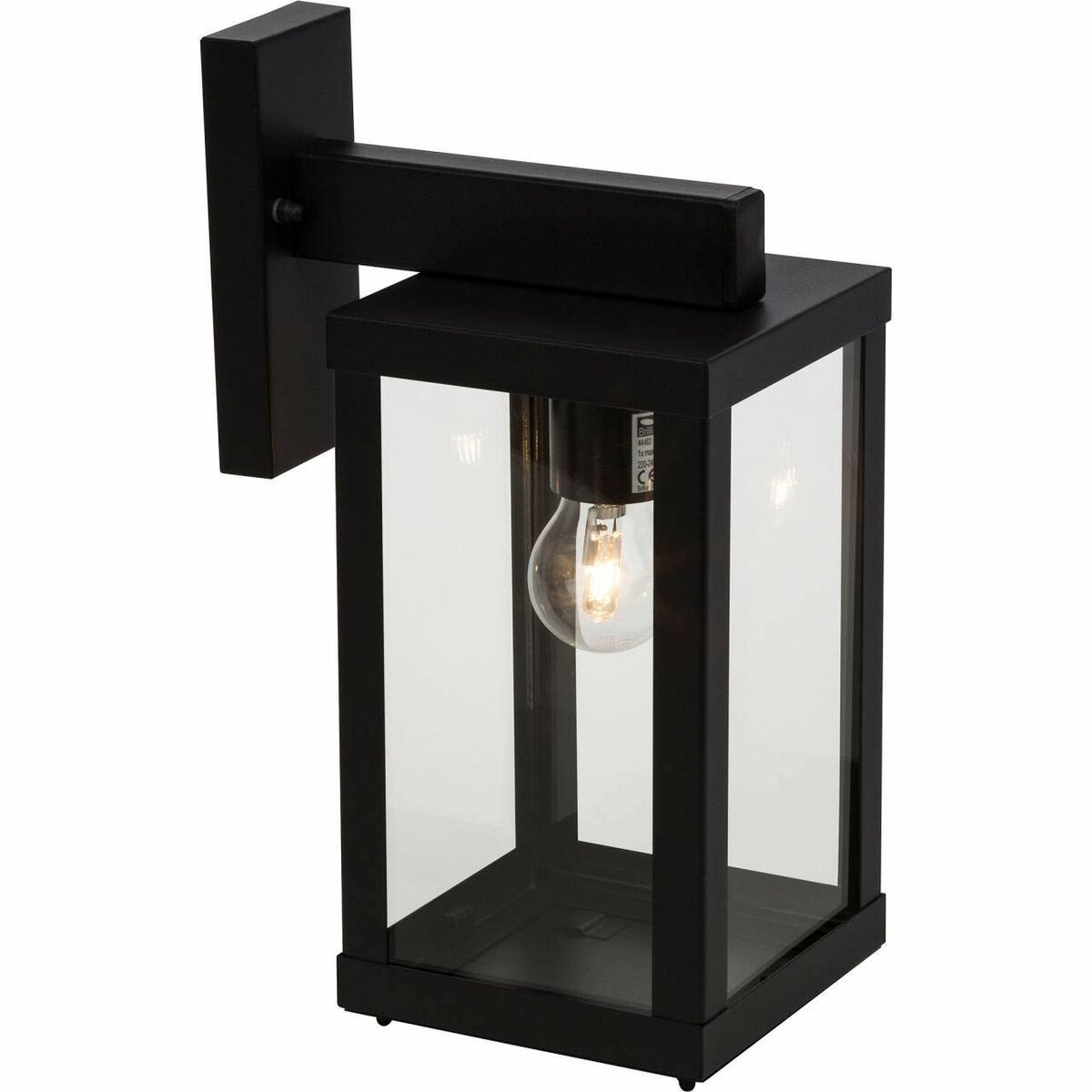 Lampă de perete Brilliant Gaia Exterior Negru Metal 60 W E27