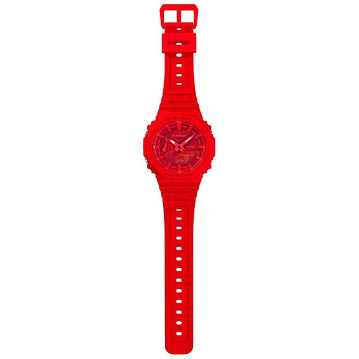 Ceas Unisex Casio GA-2100-4AER Roșu Multifuncție