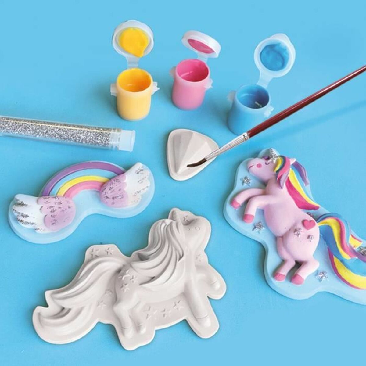 Pastă de modelare SES Creative Molding and Painting - Unicorns