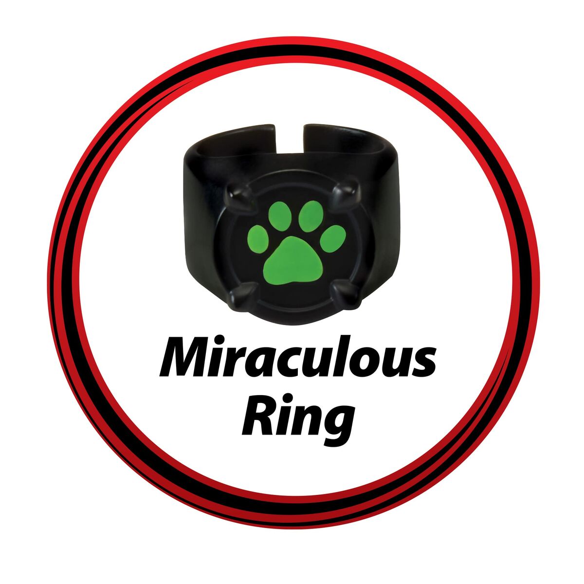 Costum Deghizare pentru Copii Miraculous: Tales of Ladybug & Cat Noir Transformation Set - Cat Noir 4 Piese Negru Multicolor