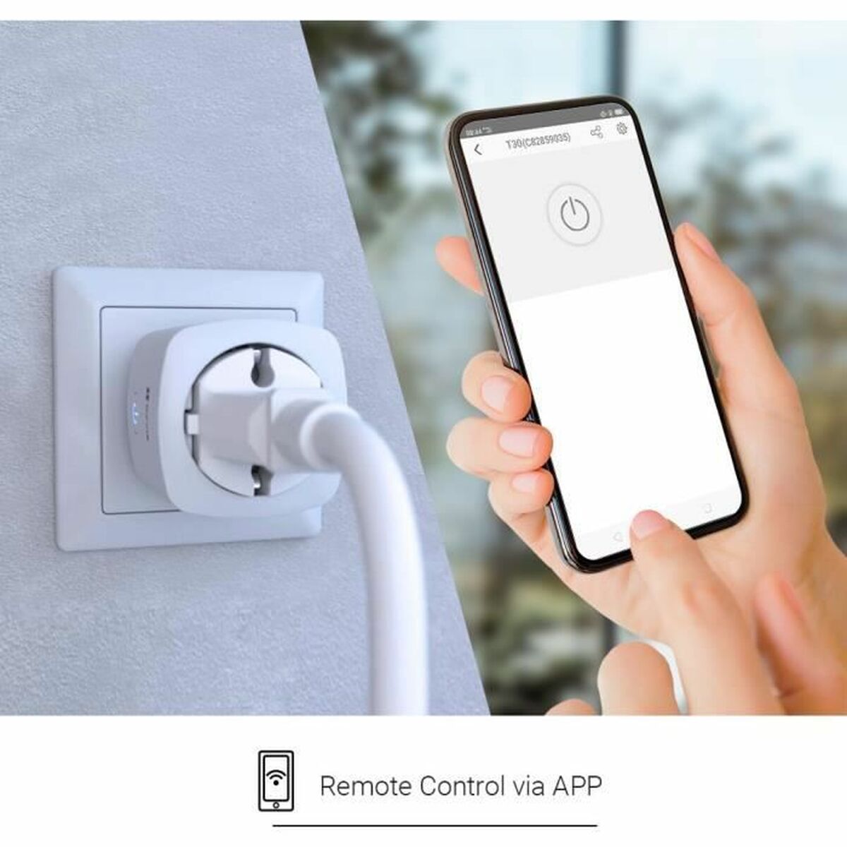 Priză Inteligentă Ezviz T30 Alb 2300 W 7 x 11 x 7 cm 6 x 6 x 11 cm 86 mm 51 x 51 x 85 cm 220 V 220-240 V