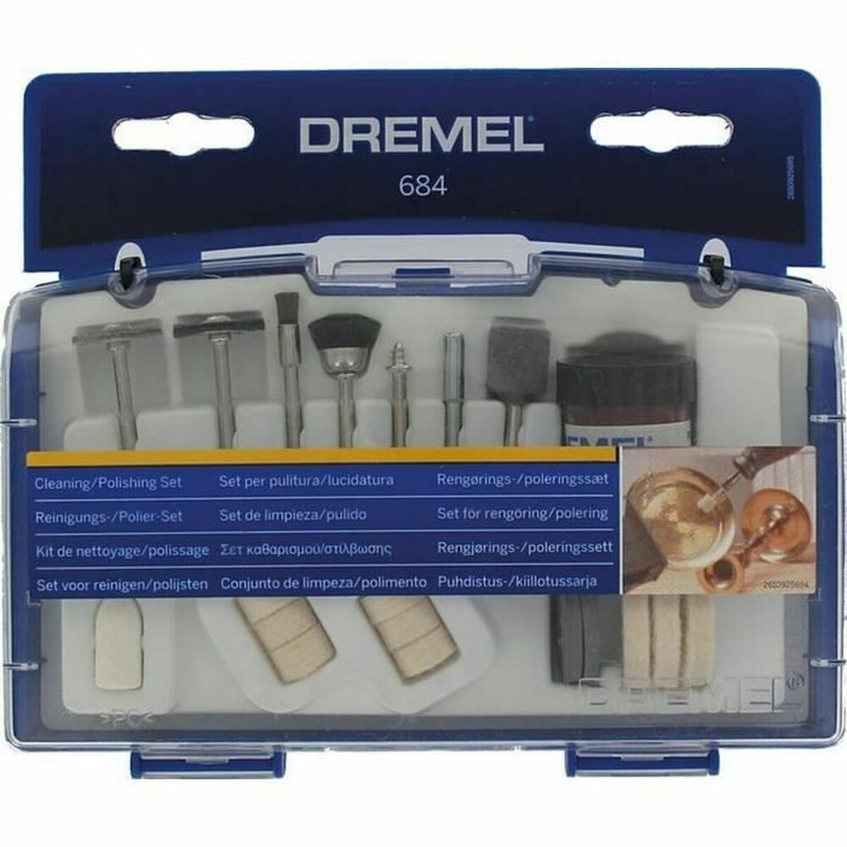 Cutie de scule Dremel 684 20 Piese