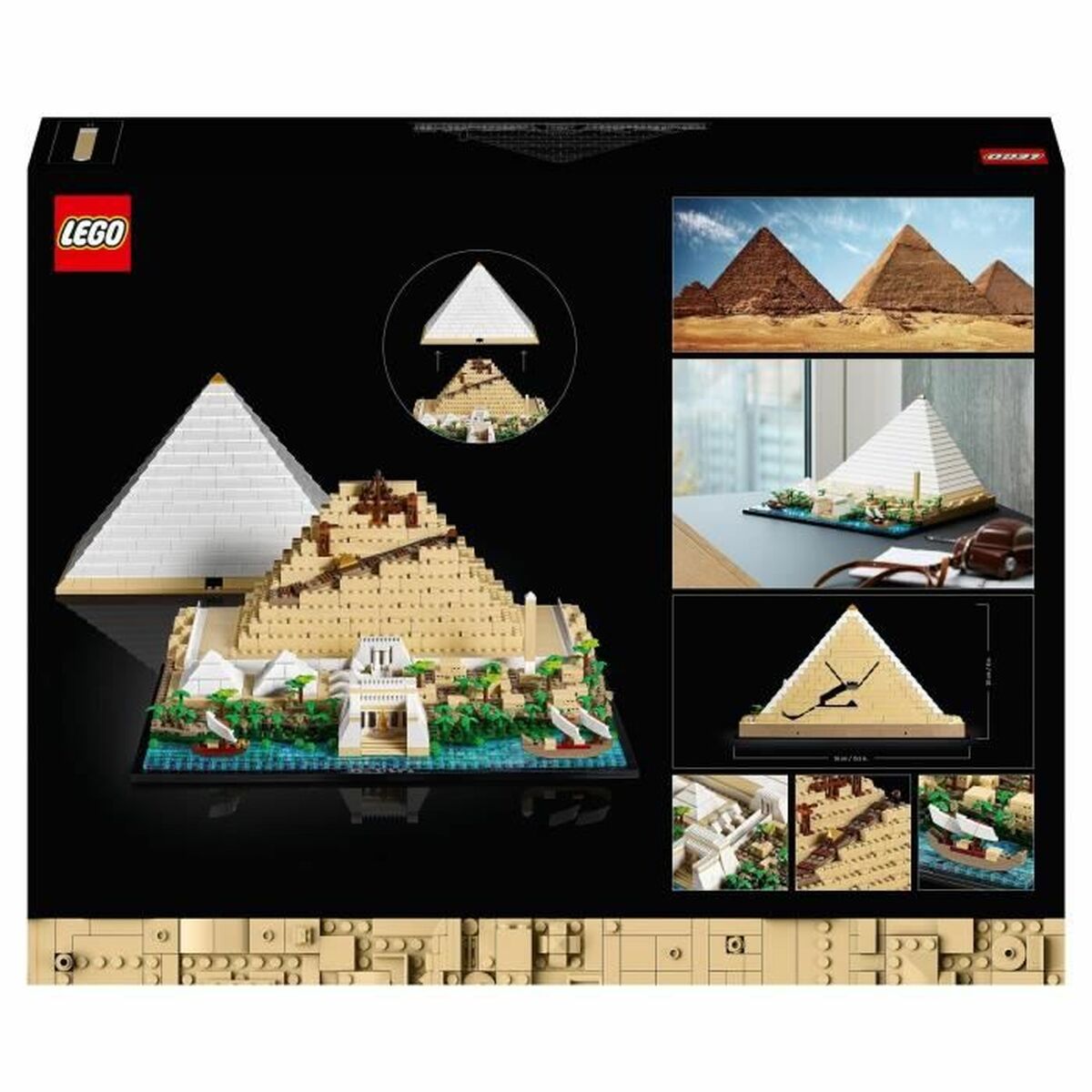 Playset   Lego 21058 Architecture The Great Pyramid of Giza         1476 Piese