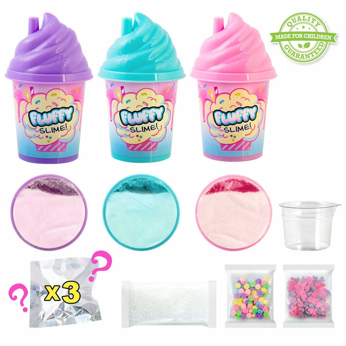 Joc de Plastilină Canal Toys Fluffy Slime Kit