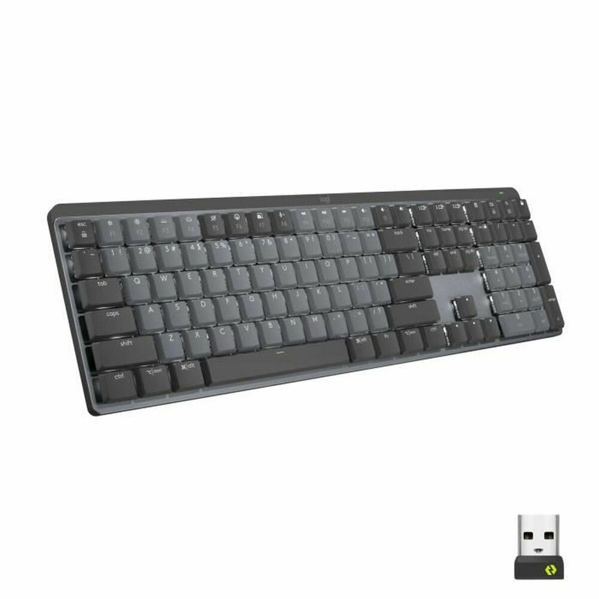 Tastatură Logitech MX Mechanical USB Grafit Retroiluminat Fără Fir AZERTY