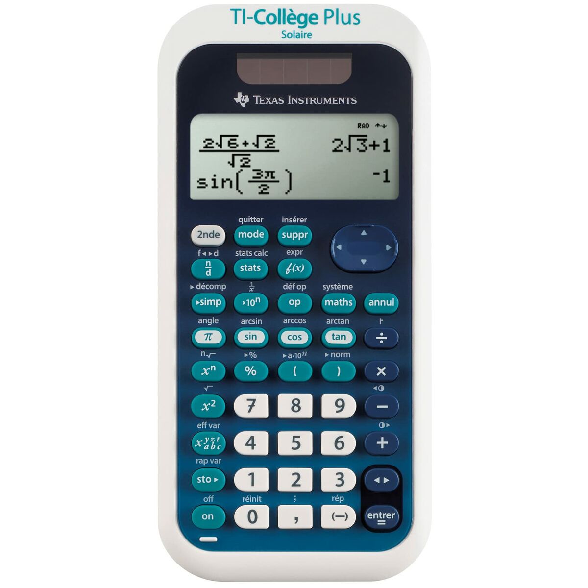 Calculator științific Texas Instruments TI College Plus Albastru