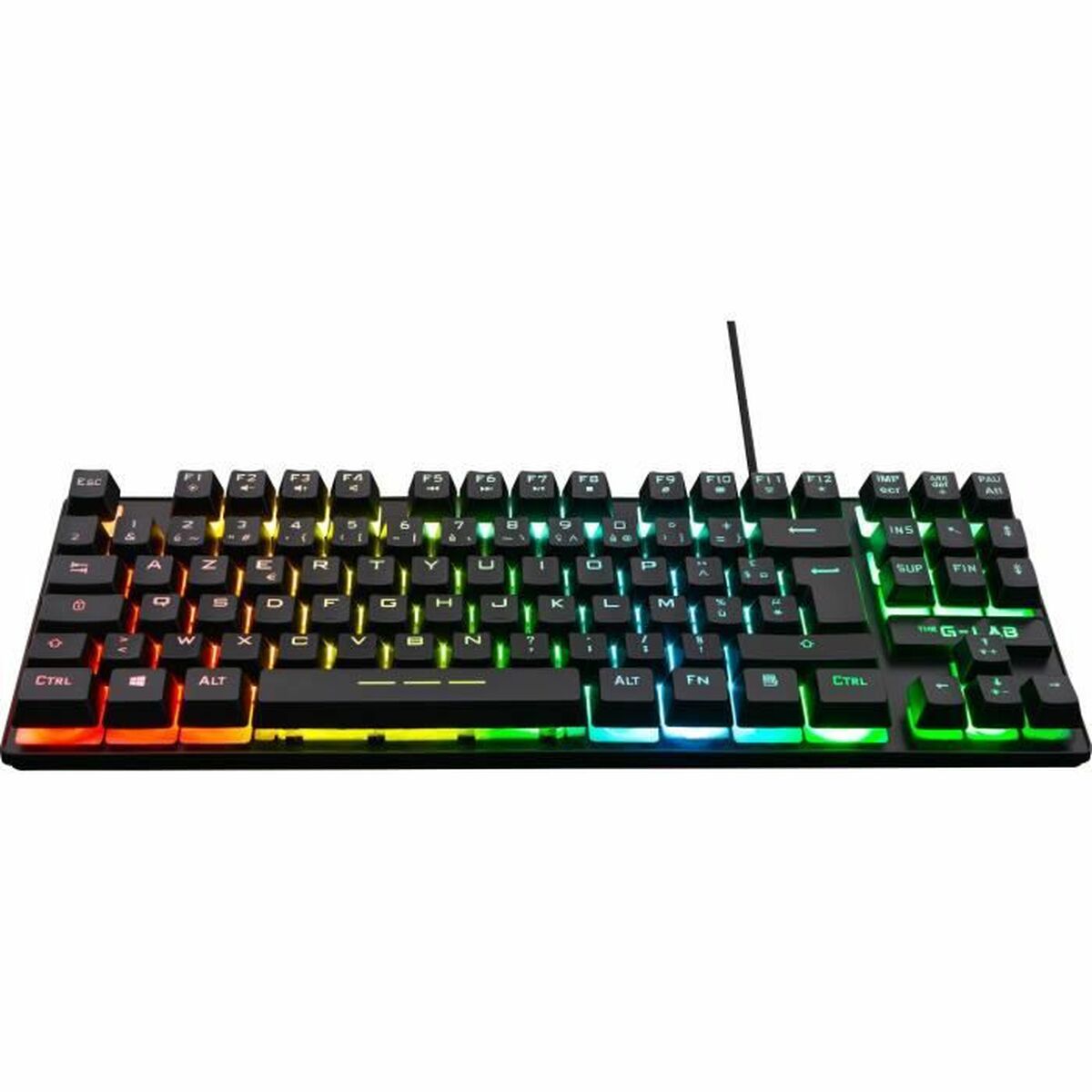 Tastatură Gaming The G-Lab Caesium Franceză AZERTY