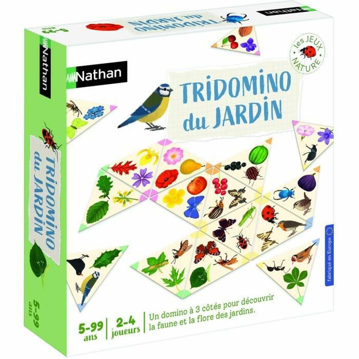 Joc de Masă Nathan Tridomino Du Jardin Carton