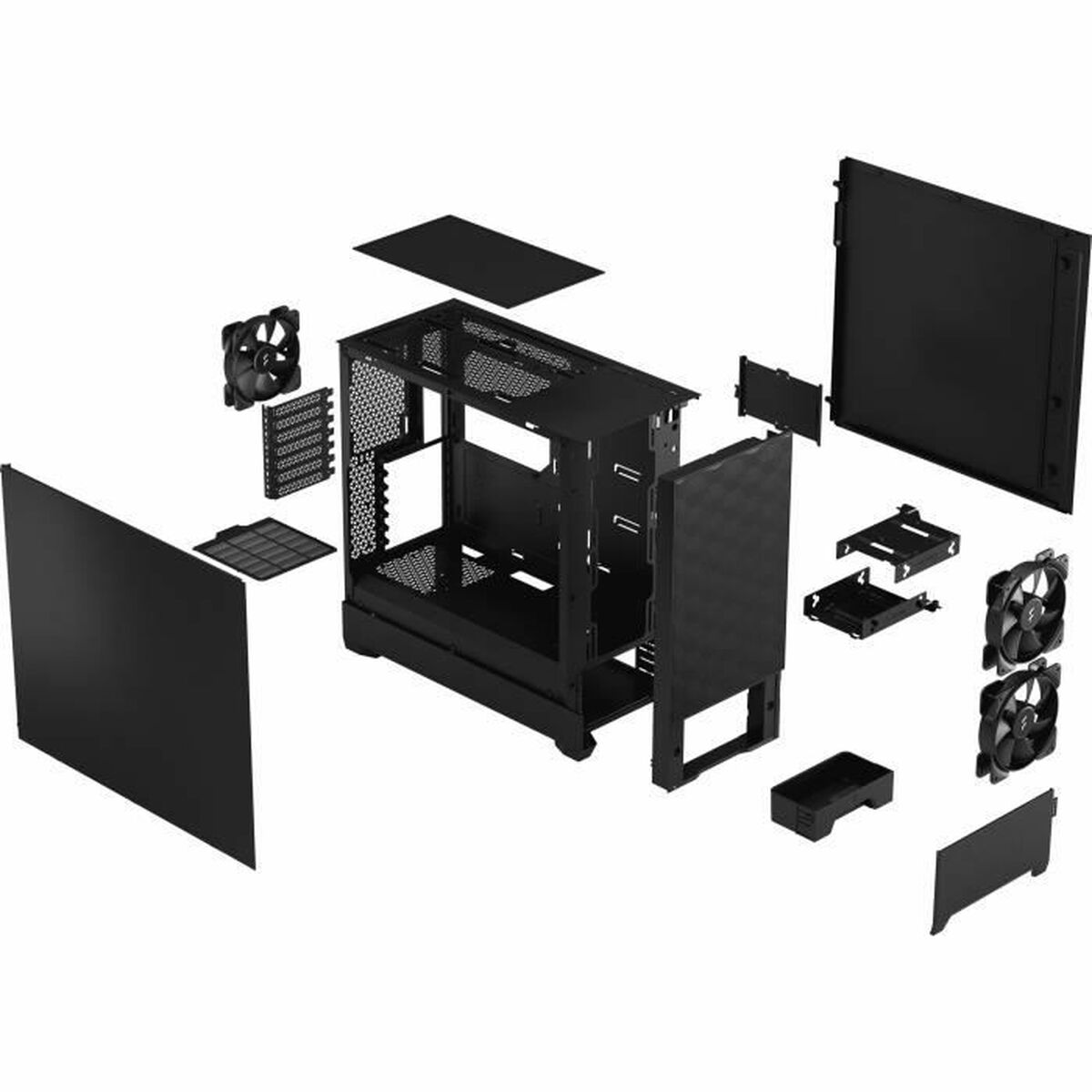 Unitate Semi-tower ATX Fractal Pop Air Negru
