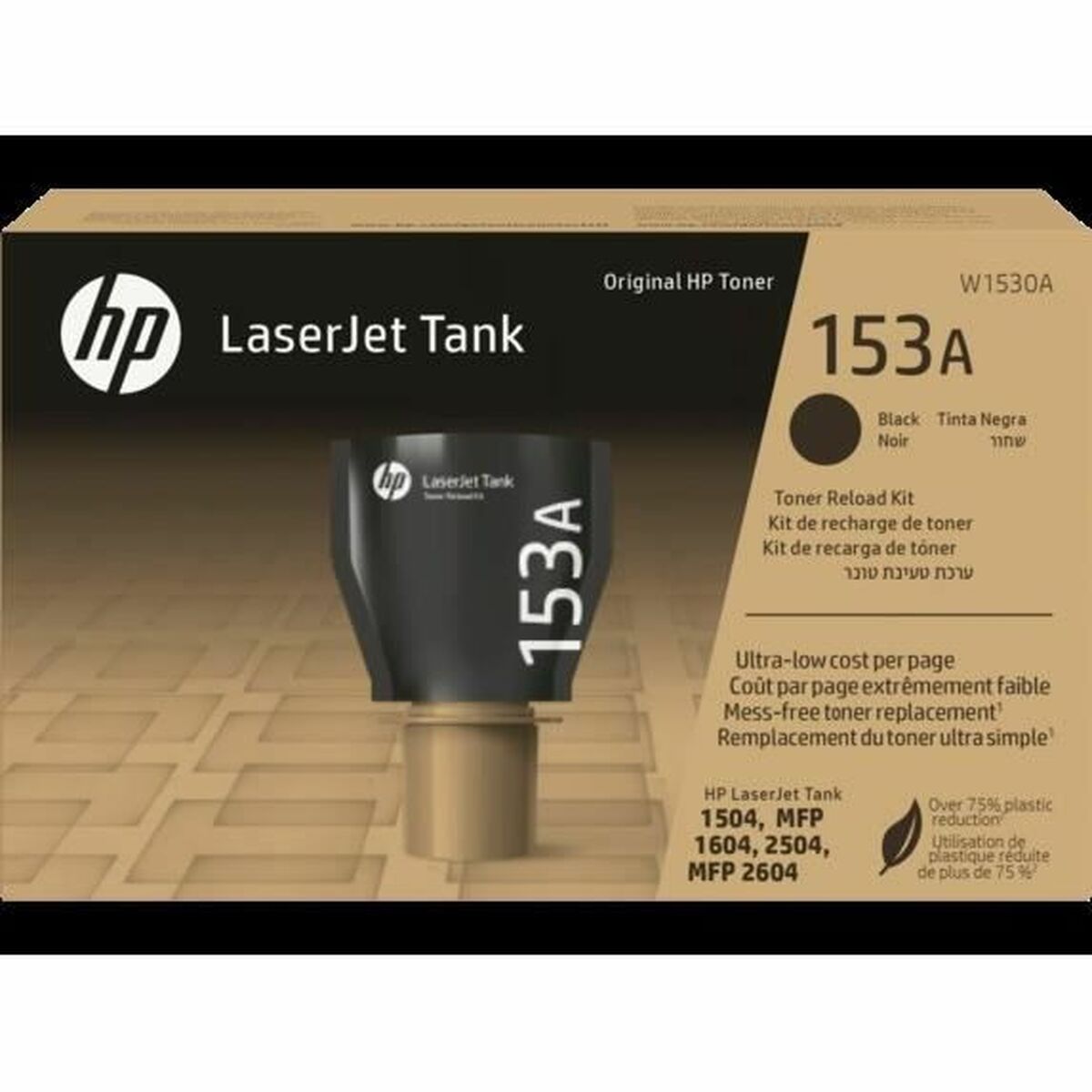 Toner HP Kit de recarga de tóner Original HP 153A LaserJet Tank negro Negru