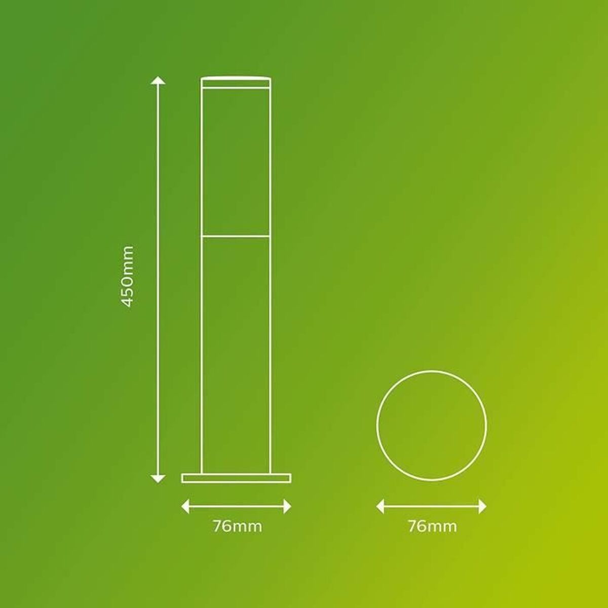 Lampă Philips Luminarias de exterior Antracit E27 230 V 2700 K
