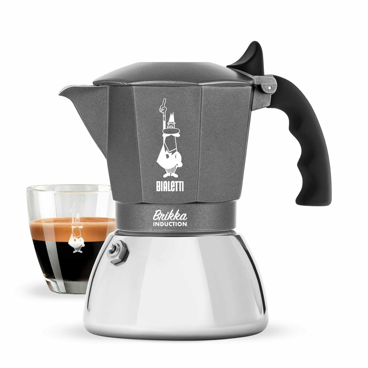 Cafetieră Italiană Bialetti Brikka Argintiu Aluminiu