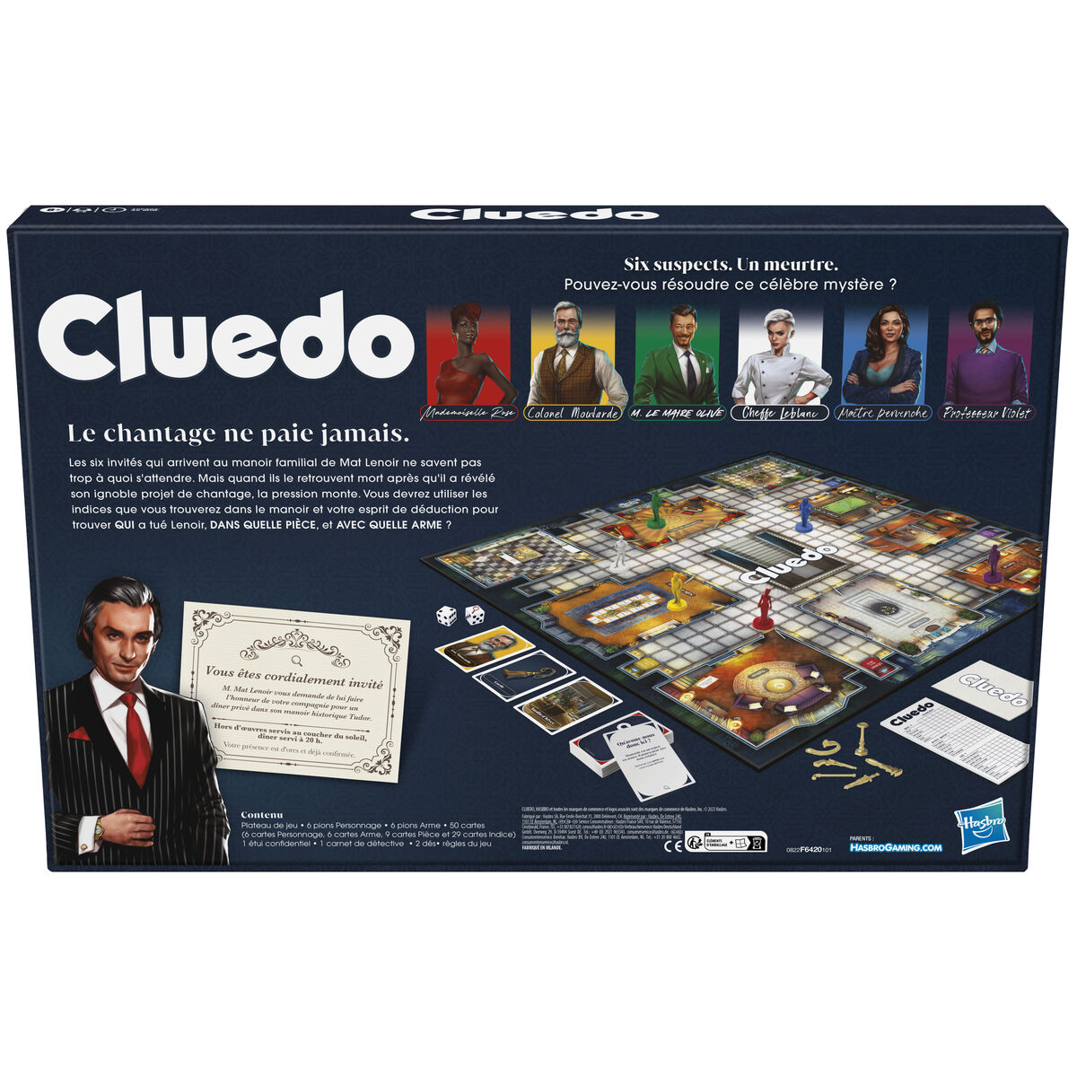 Joc de Masă Hasbro Cluedo