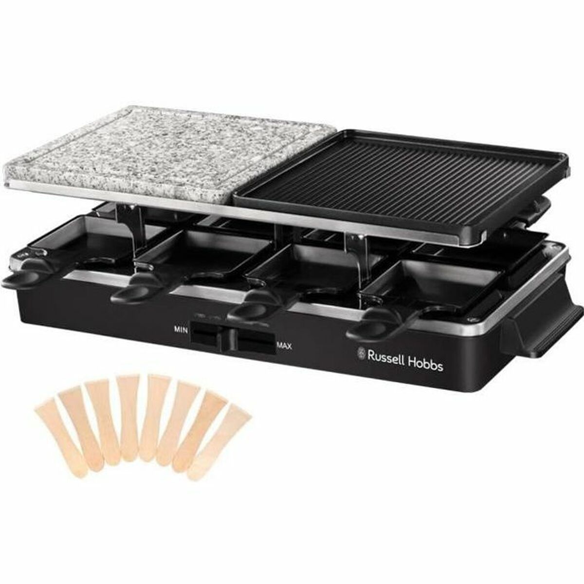 Plită de prăjit Russell Hobbs Raclette Negru