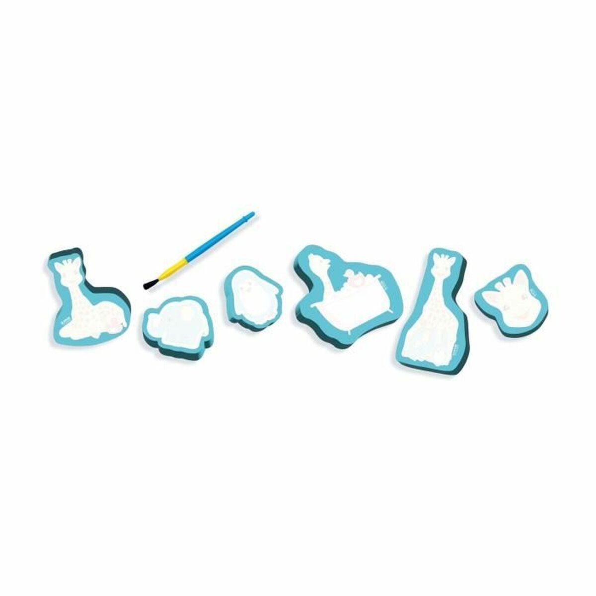 Jucării pentru Baie SES Creative Sophie La Girafe Colorează cu apă