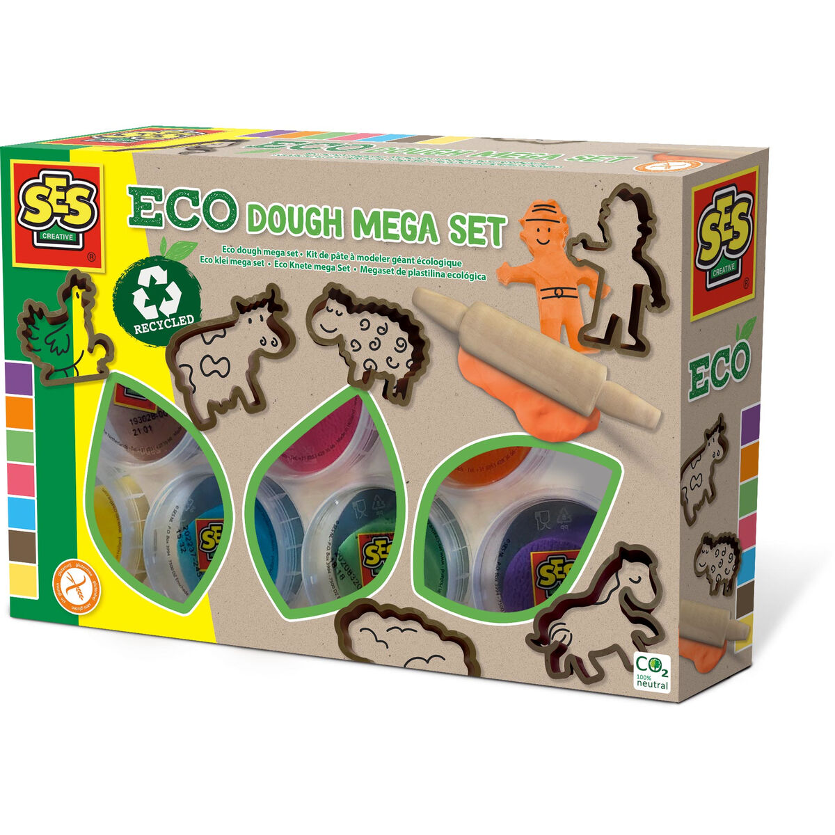 Joc de Plastilină SES Creative Eco Fara gluten