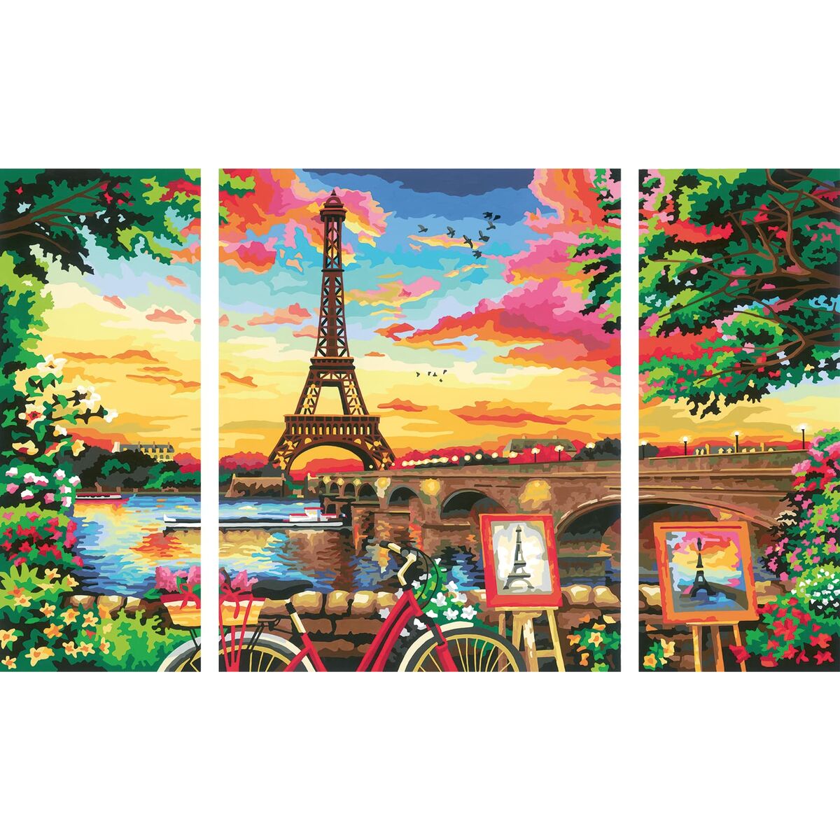 Set de pictură pe numere Ravensburger 20134 80 x 50 cm 4 Piese 1 Piese 4 Unități