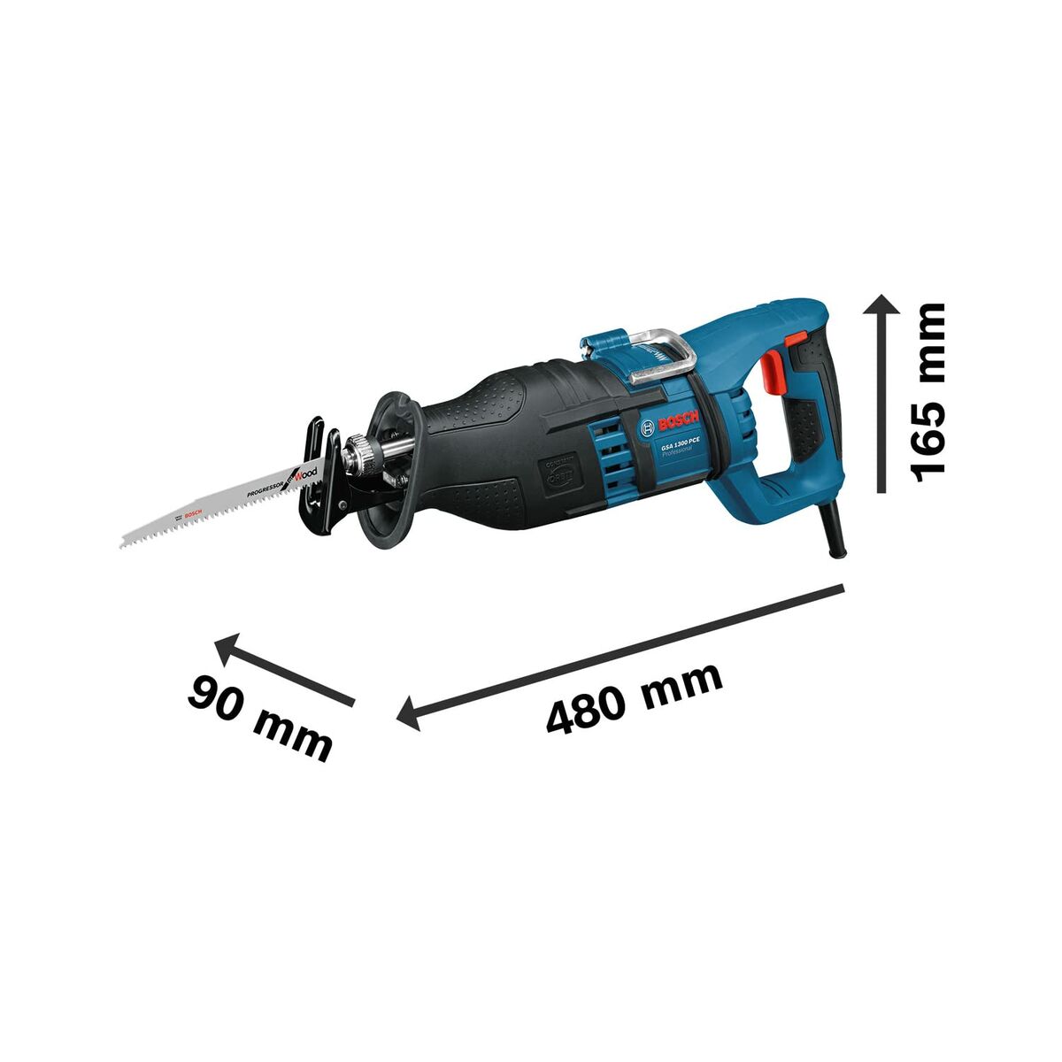 Ferăstrău alternativ BOSCH GSA 1300 PCE 1300 W 1900 rpm 240 V