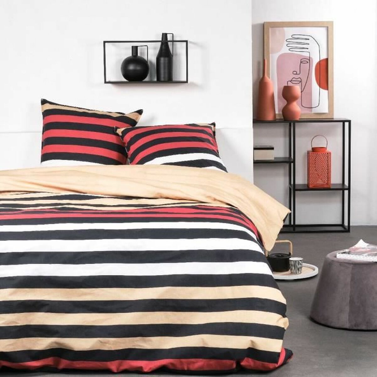 Husă de pilotă SUNSHINE  TODAY Printed Pat dublu 240 x 260 cm