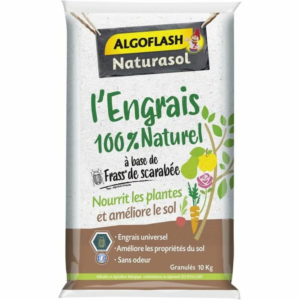 Îngrășământ de plante Algoflash Naturasol 10 kg