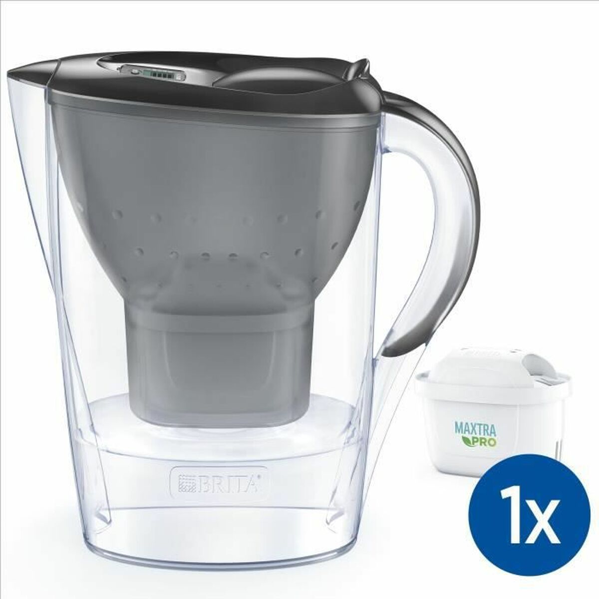 Carafă Filtrantă Brita Carafe Marella Grafit Plastic 2,4 L