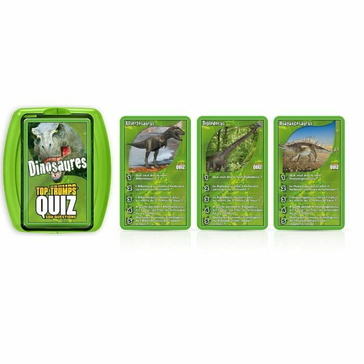 Joc deîntrebări și răspunsuri Top Trumps Quiz Dinosaures