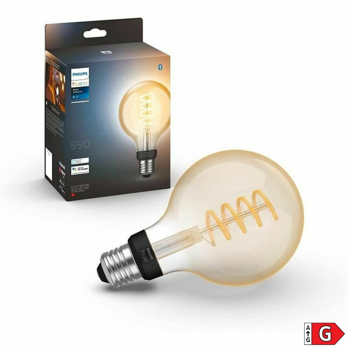 Bec Inteligent Philips Globo G93 - Bombilla inteligente E27 7 W 40 W 60 W E27 LED