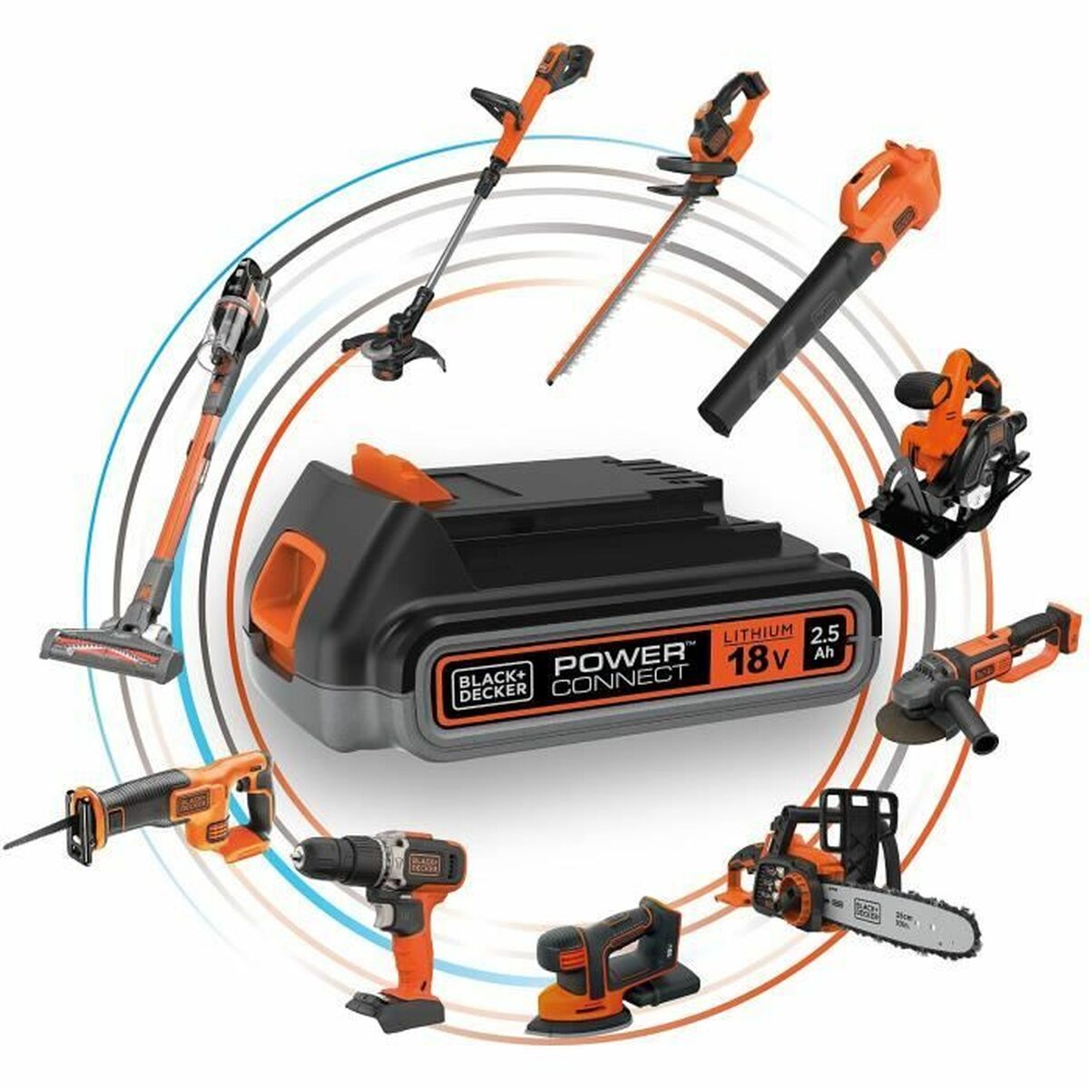 Baterie de litiu reîncărcabilă Black & Decker BL2018 18 V Litio Ion 2 Ah