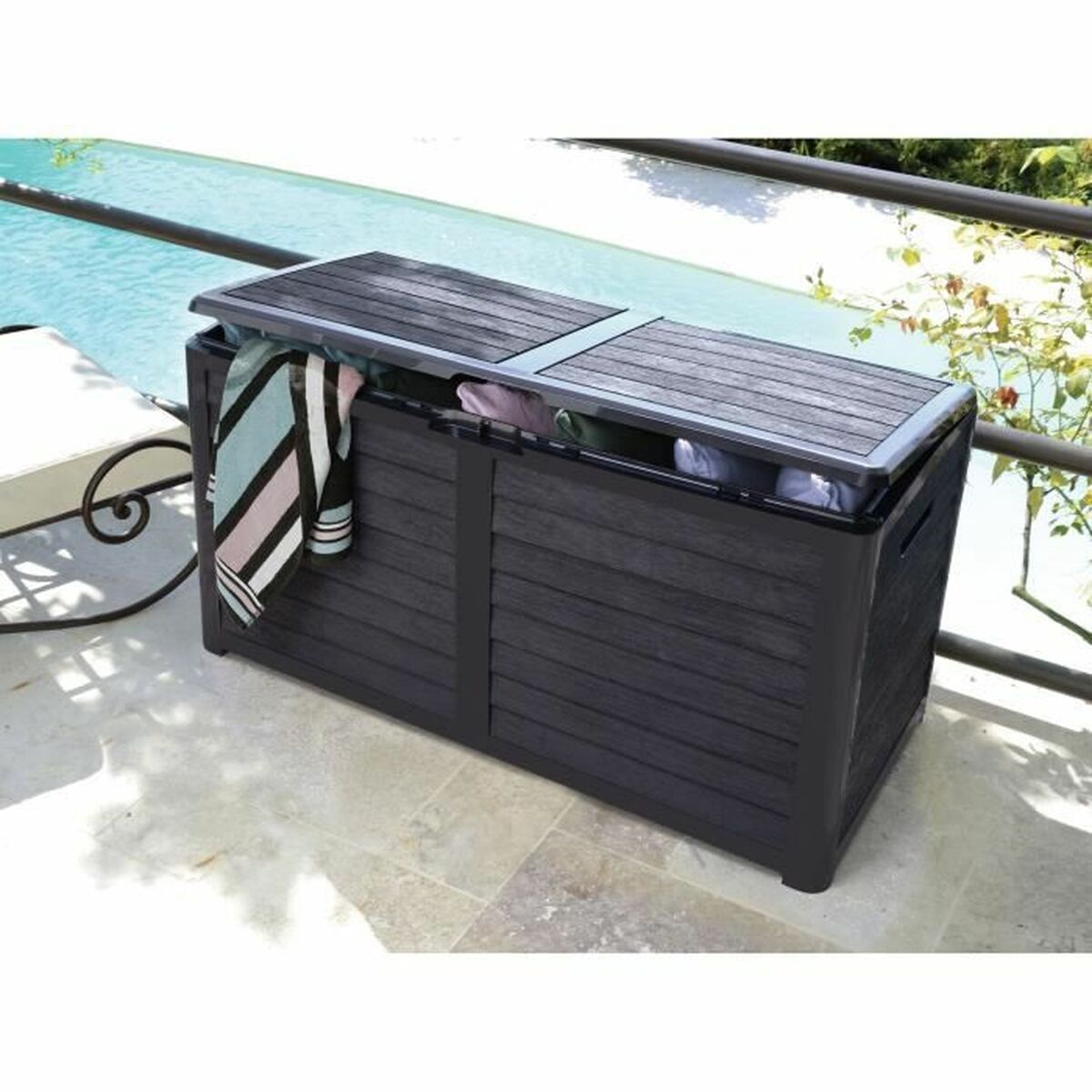 Cufăr EDA Gri închis Plastic