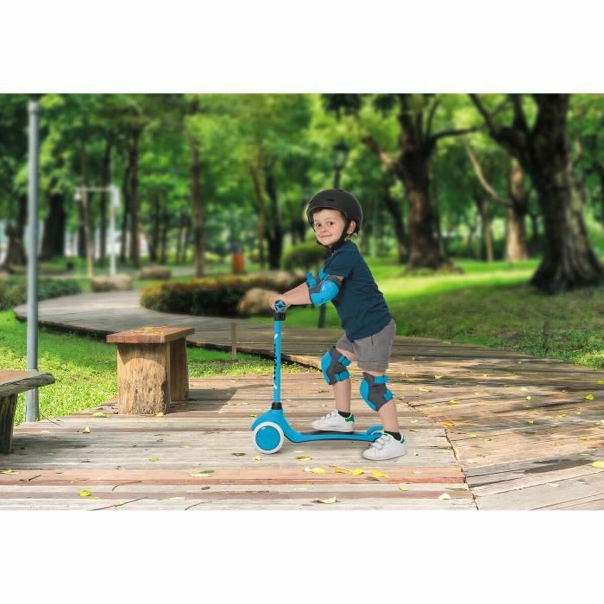 Trotinetă Mondo  On and Go Tripper Infantil Albastru Turquoise