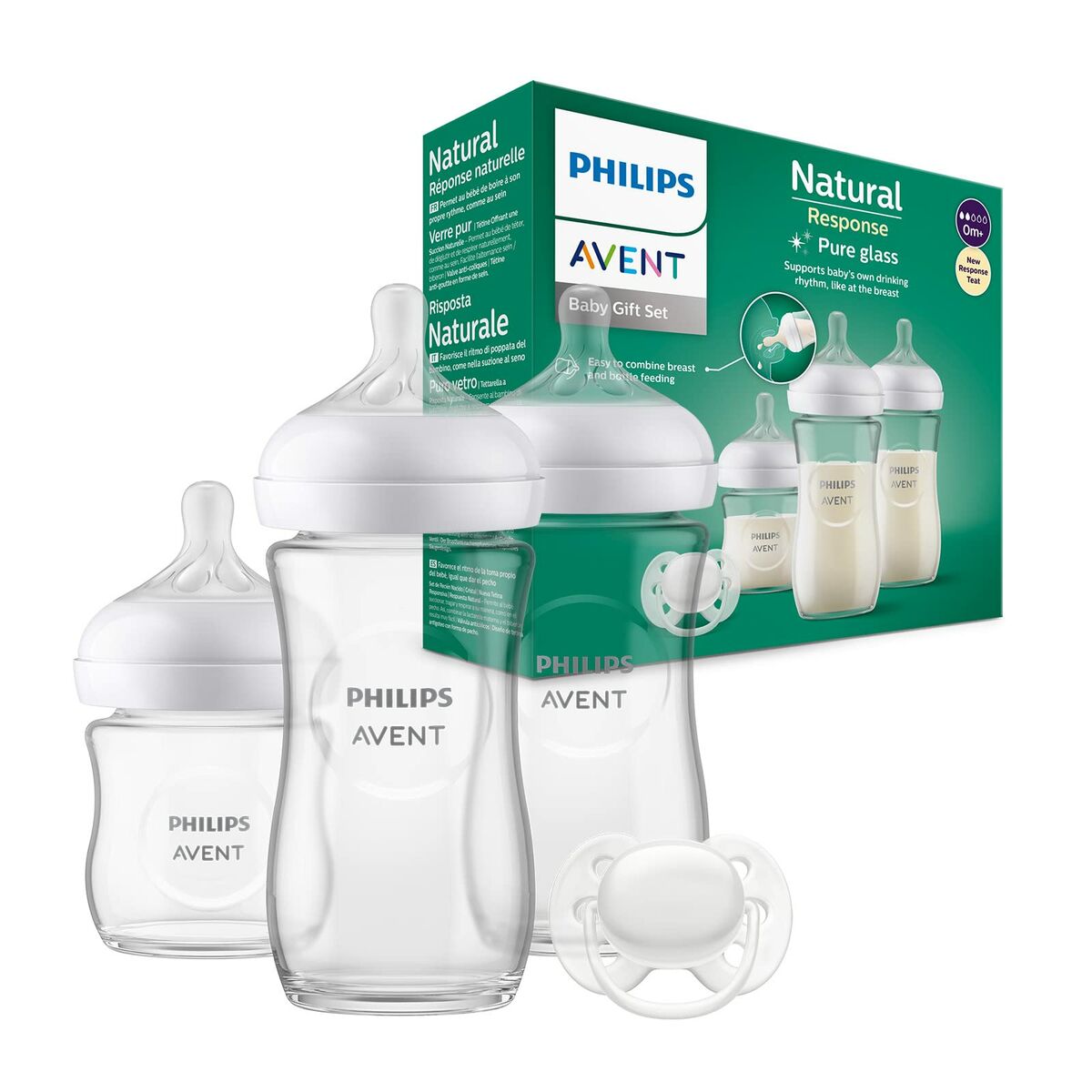 Set de sticle pentru bebeluși Philips Natural 3.0 SCD878/11