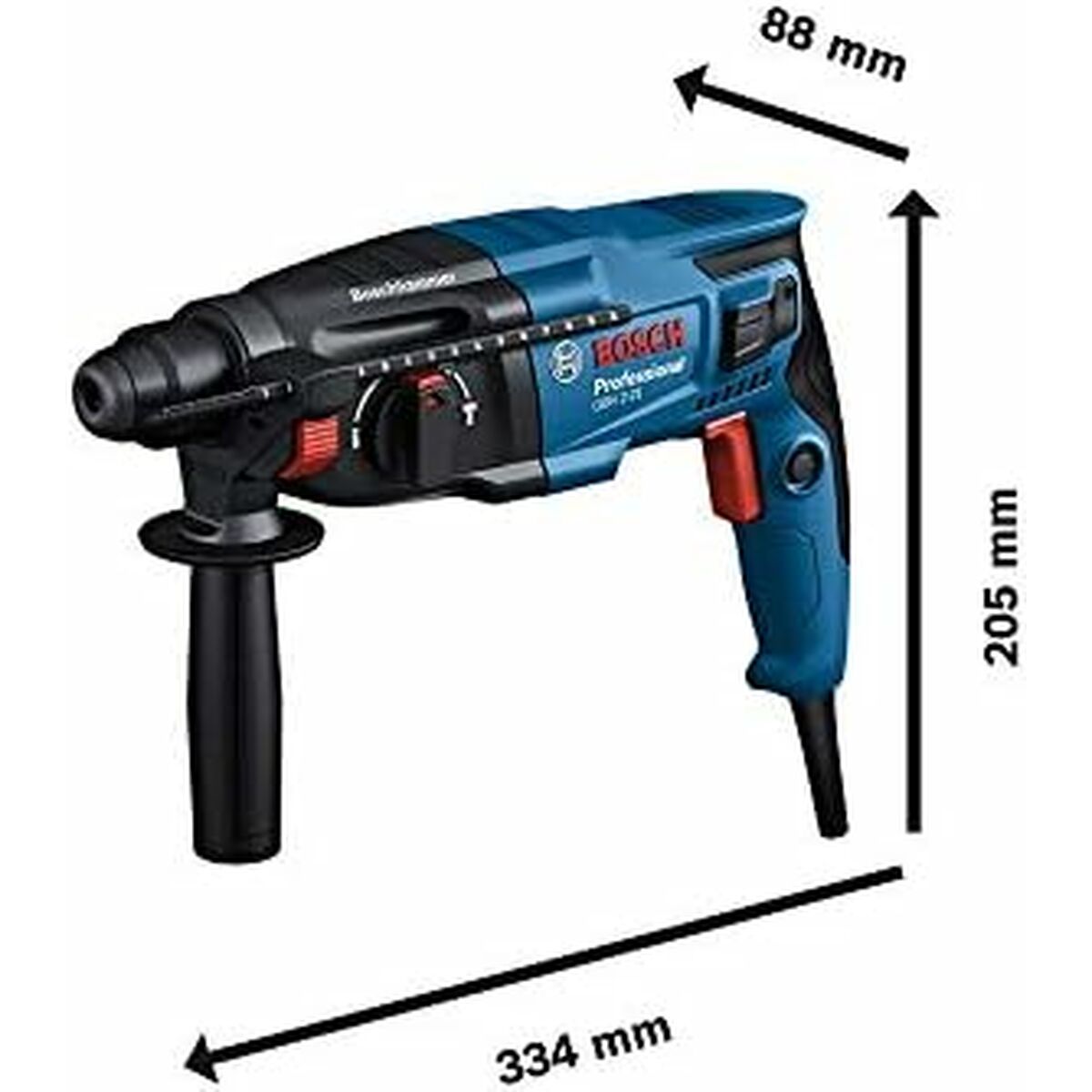 Burghiu perforator BOSCH Professional GBH 2-21 720 W 1200 rpm