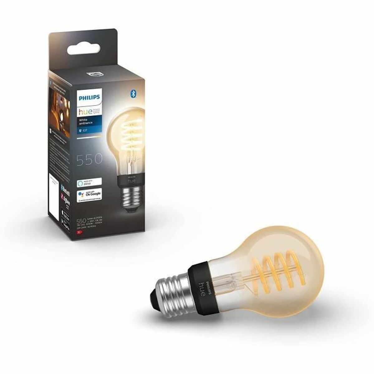 Bec Inteligent Philips Bombilla inteligente A60 - E27 7 W 40 W 60 W E27 LED