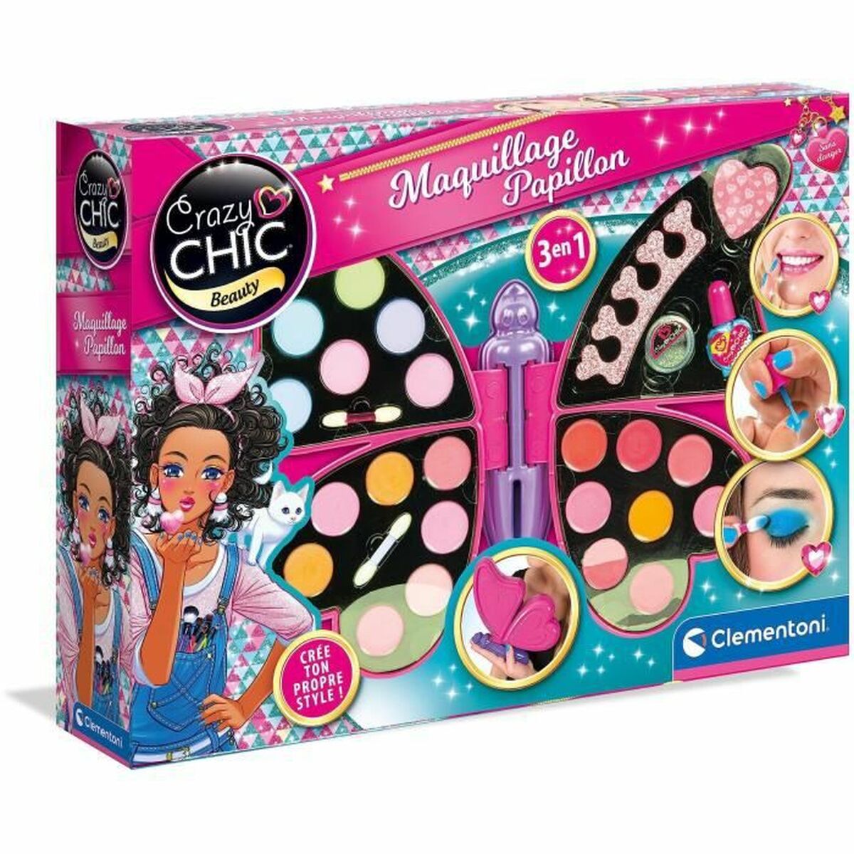 Set de Machiaj pentru Copii Baby Born Butterfly Makeup Multicolor