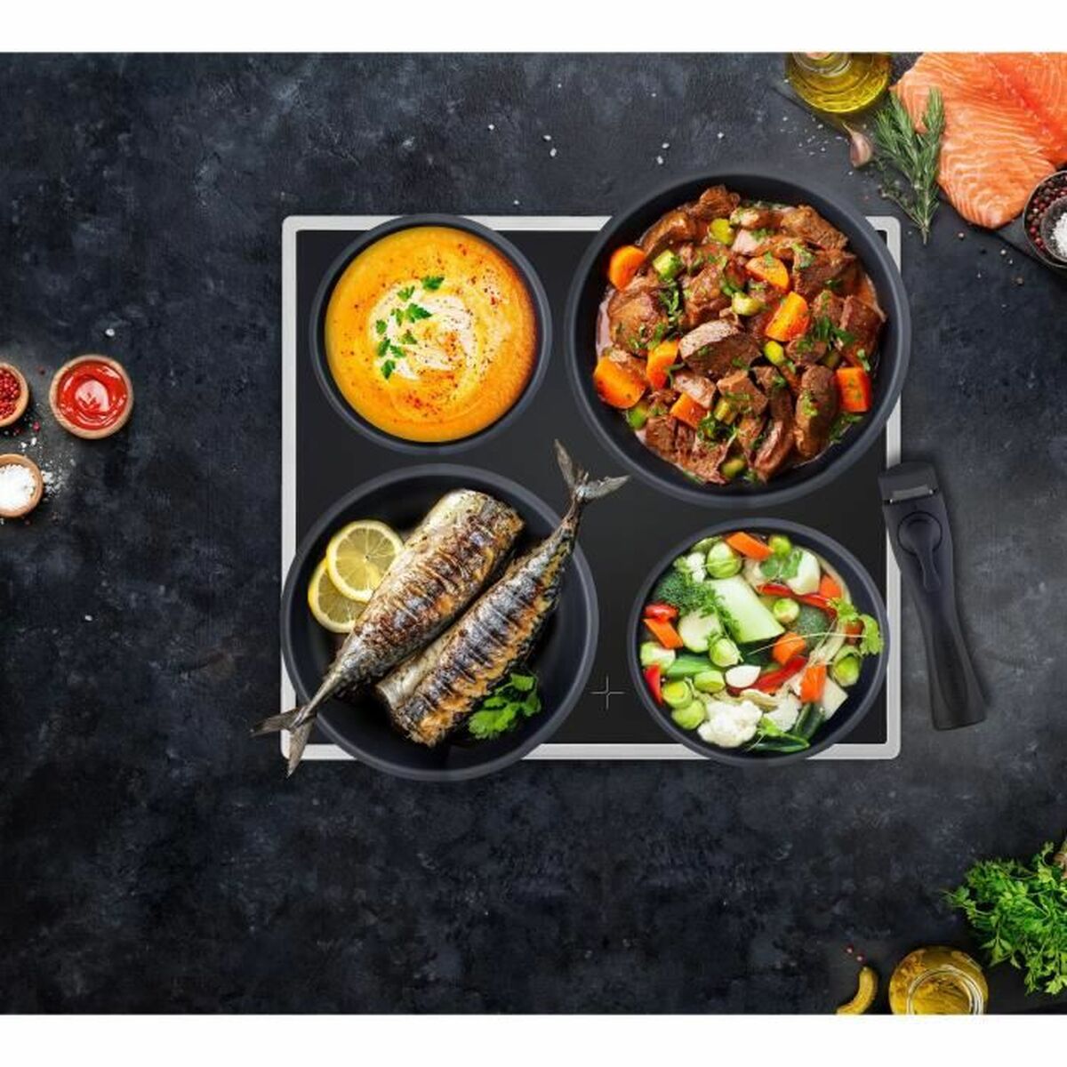 Vase de Gătit Arthur Martin AM3950 16 Piese