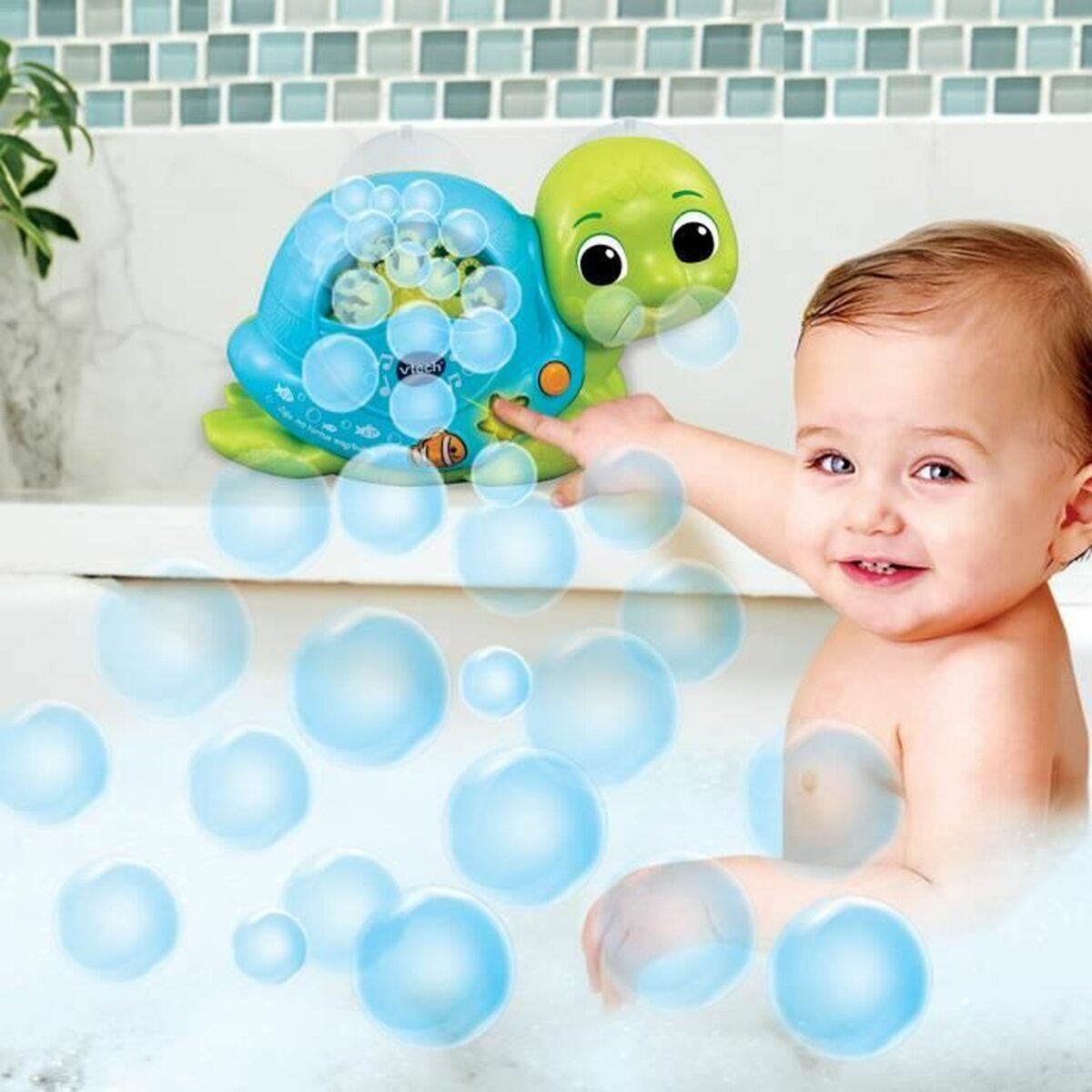 Jucării pentru Baie Vtech Baby Juju ma tortue magi bulles