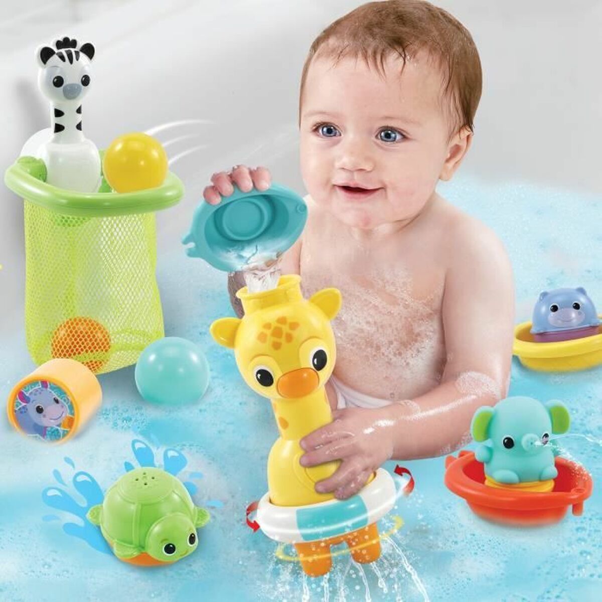 Jucării pentru Baie Vtech Baby Coffret De Bain Multi-Activité (FR)