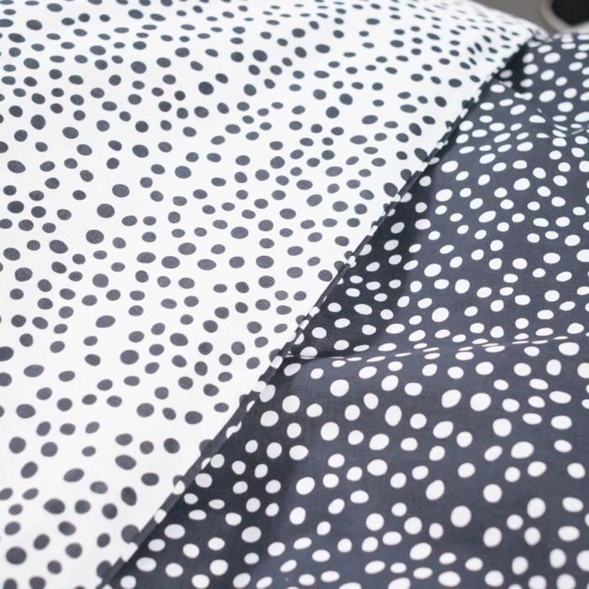 Set husă de pătură TODAY Funny 2.8 Negru Pat de o persoană 140 x 200 cm