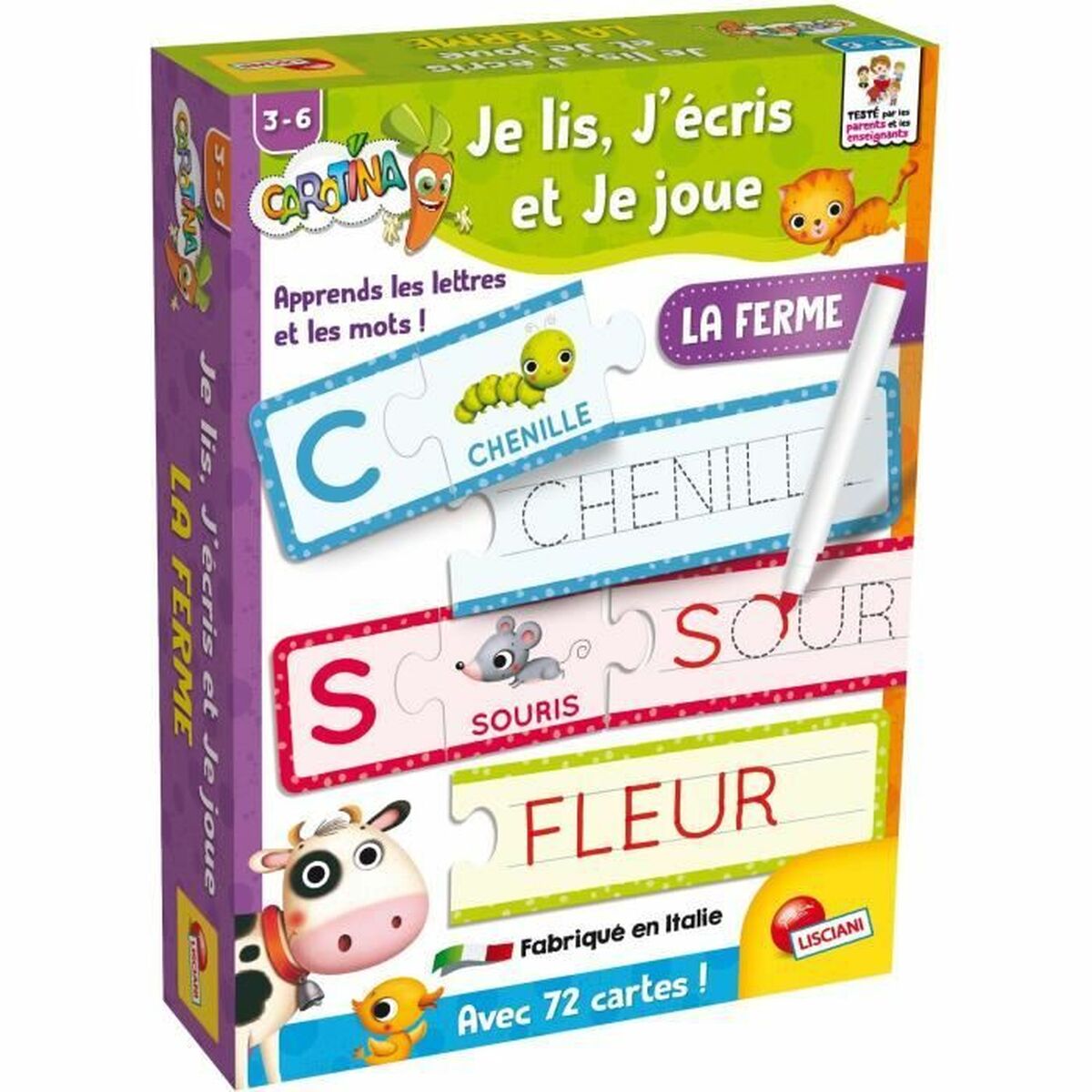 Joc Educativ Lisciani Giochi Je lis, J´écris et je joue (FR)