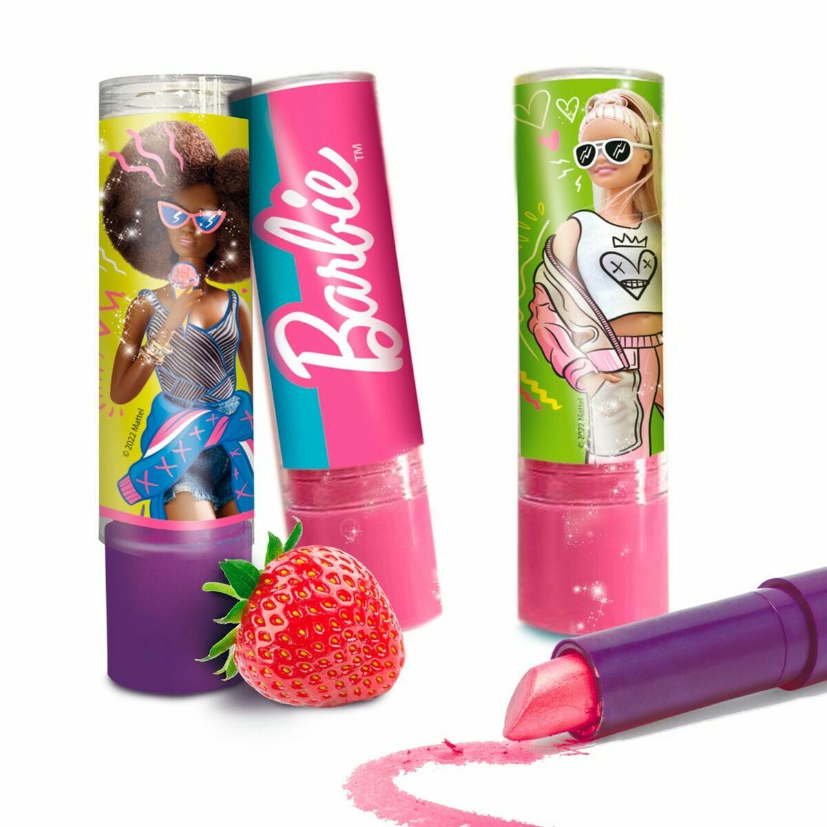 Kit pentru creare machiaj Lisciani Giochi Barbie 15 Piese Ruj