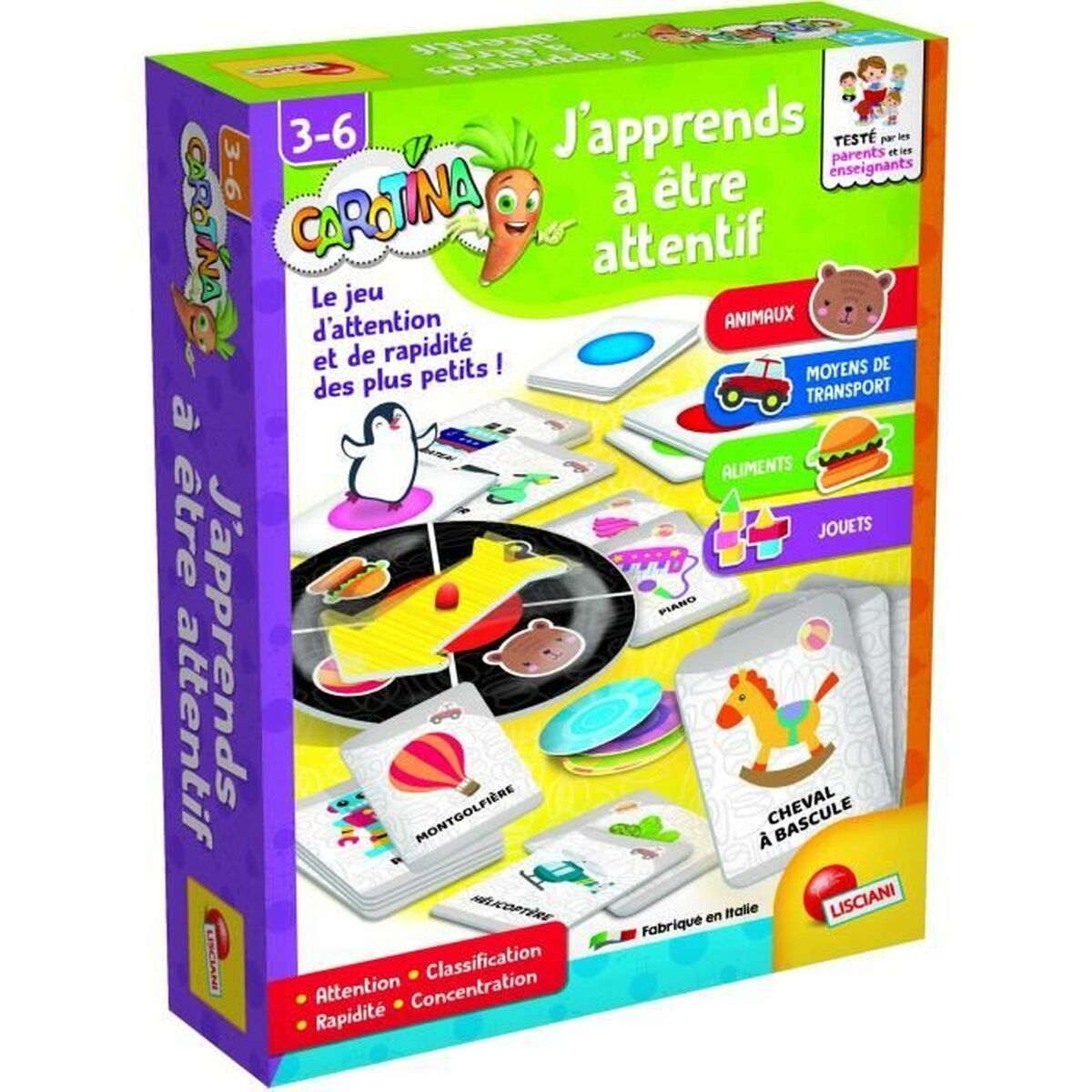 Joc Educativ Lisciani Giochi Carotina J'apprends