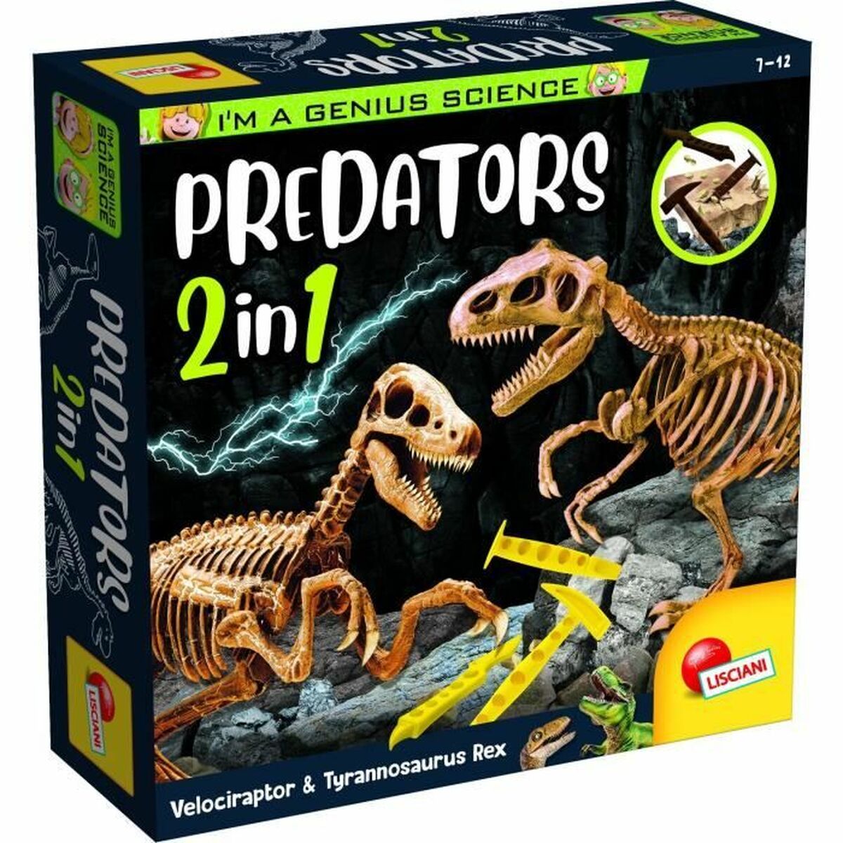 Joc de știință Lisciani Giochi Predators 2 in 1 (FR)